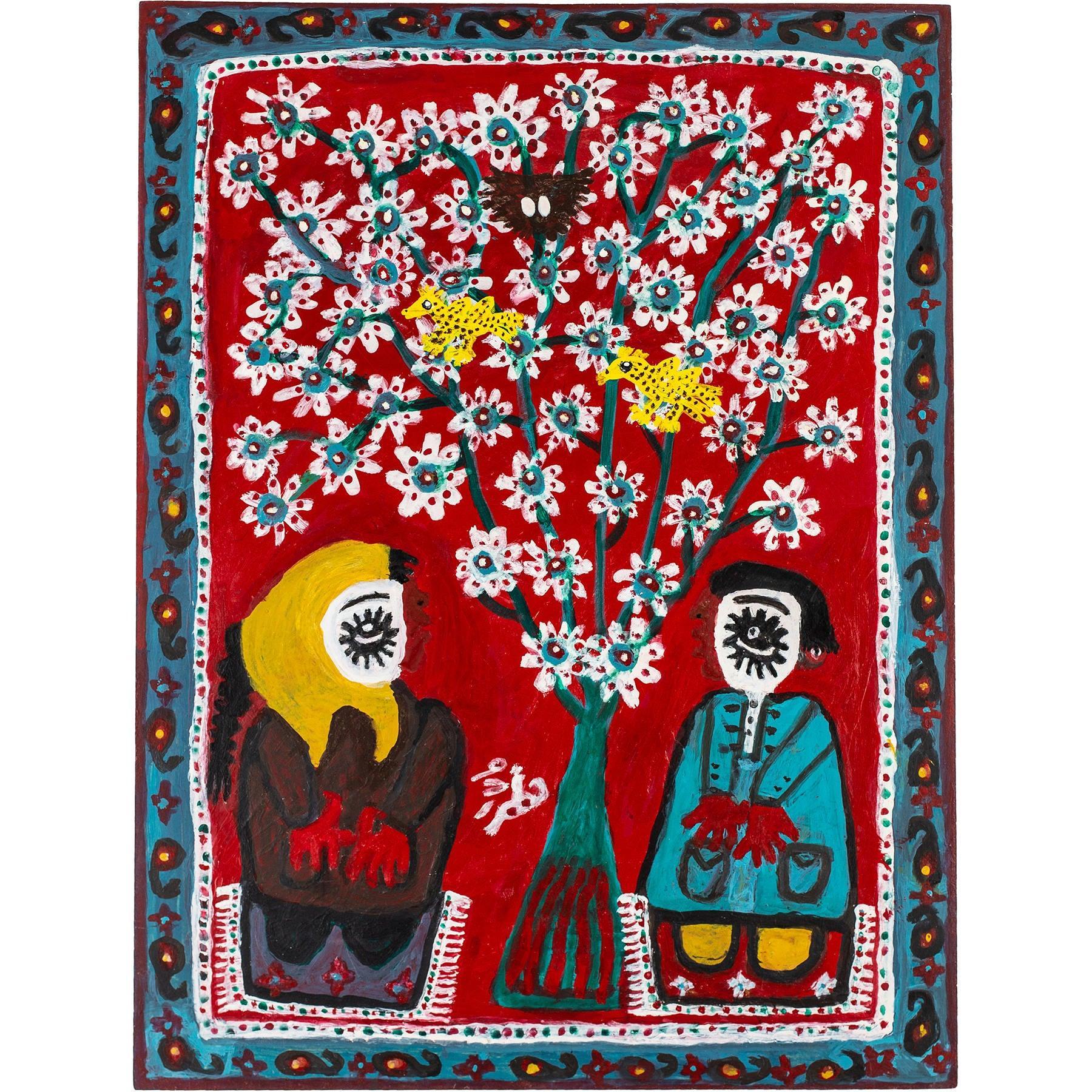 Acrylic on Wood Painting By Naneh Hassan Dubai