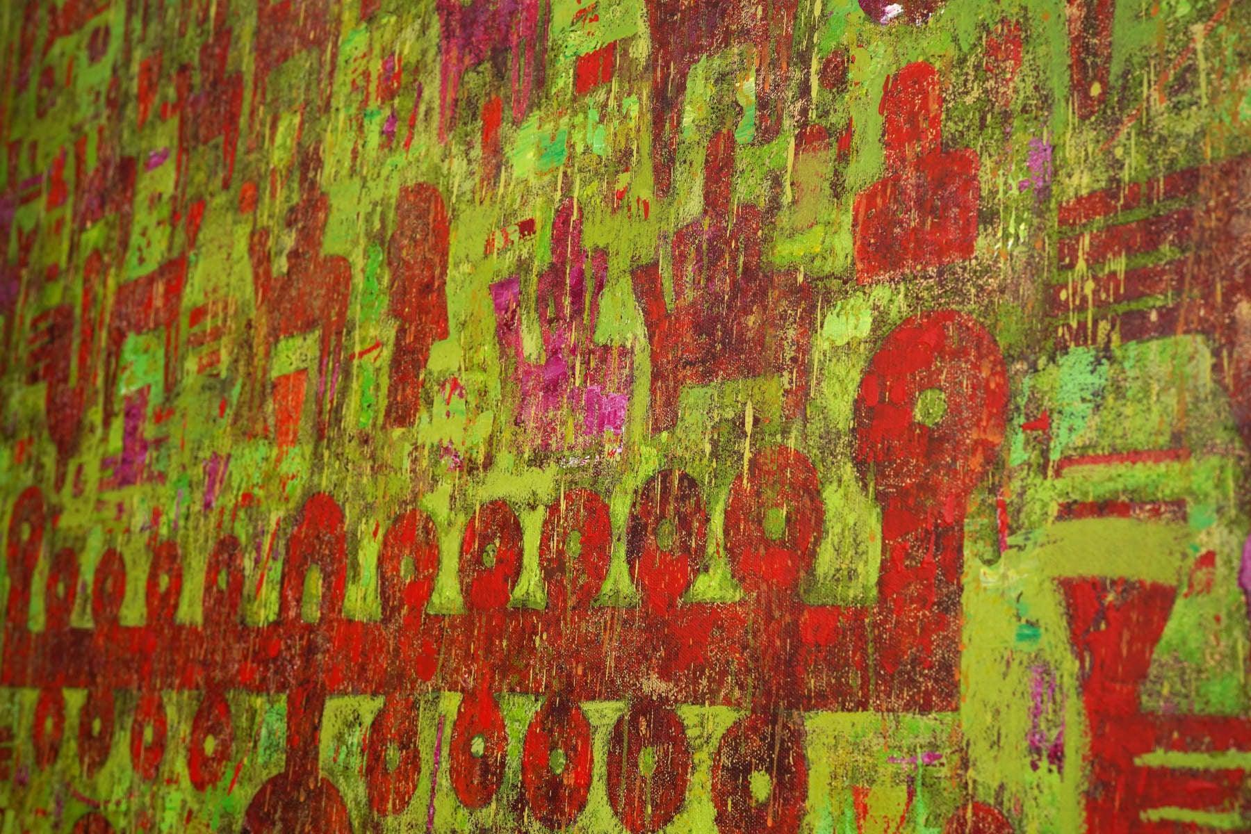 Untitled Acrylic On Canvas Painting By Davar Yousefi in Dubai
