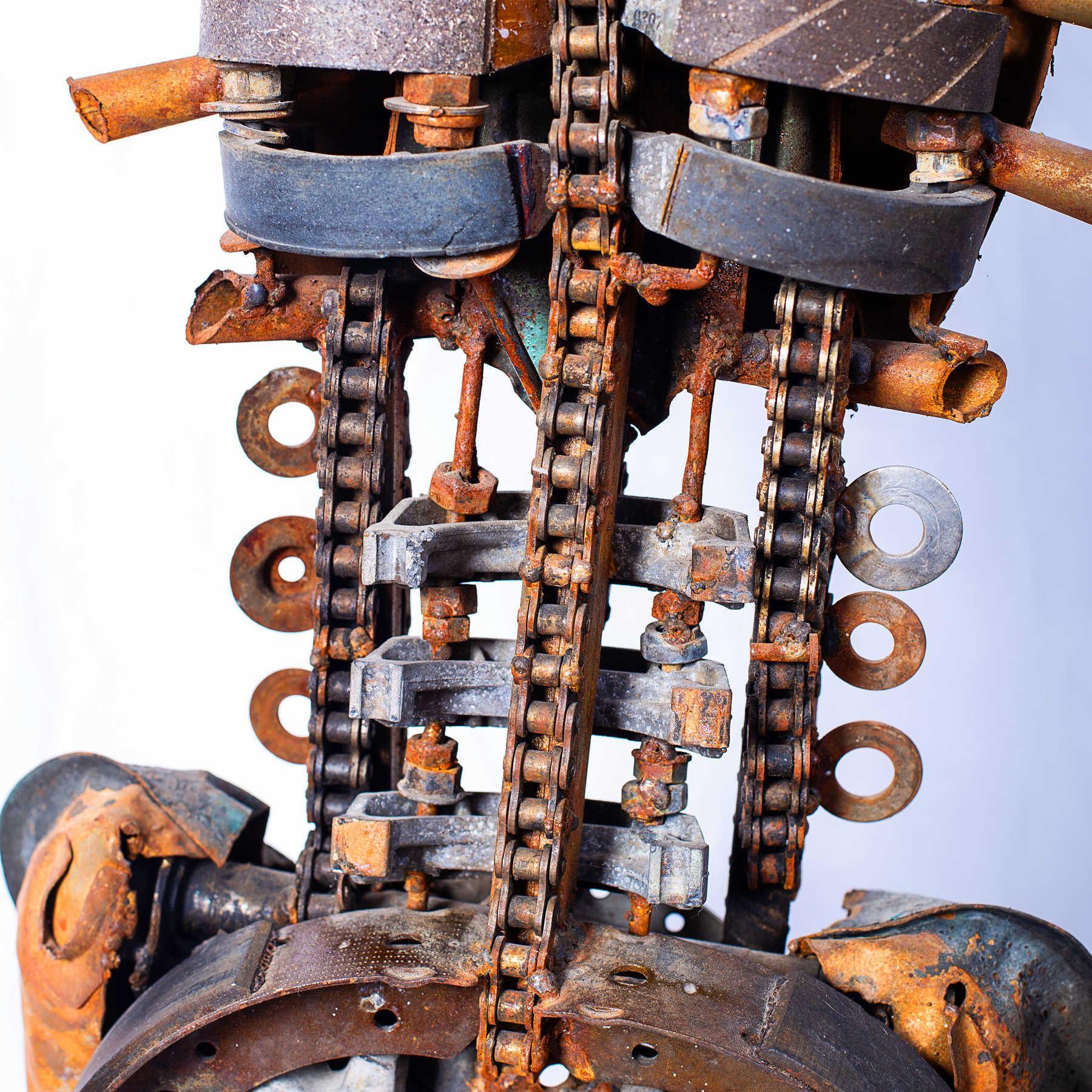 Recycled Metal Sculpture, Contemporary Scrap Metal Statues & Artworks