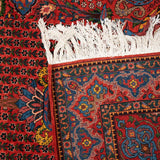 Weeping Willow Heriz Persian Carpet Wool 130x172 Red - Authentic Vintage Rugs & Kilims in Dubai