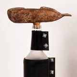 Whale Bottle Mixed Media Sculpture - Recycled Art Sculptures by Roxana Fazeli in Dubai