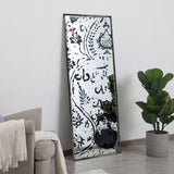 Wicked Decorative Wall Mirror - Wall Mounted Painted Mirror in Metal Frame Dubai