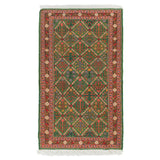 Yaahi Soumak Persian Carpet Wool 102x170 - Authentic Nomadic Rugs & Kilims in Dubai