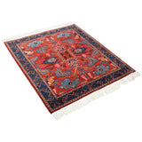 Yalda Heriz Persian Carpet Wool 165x185 Red - Authentic Vintage Silk & Woll Rugs & Kilims in Dubai