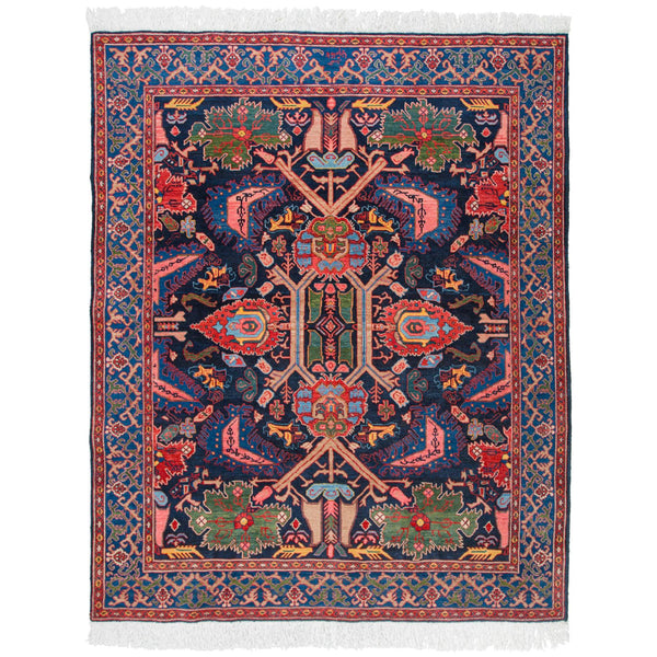 Yalda Heriz Persian Carpet Wool 192x236 Purple - Authentic Vintage Rugs & Kilims in Dubai