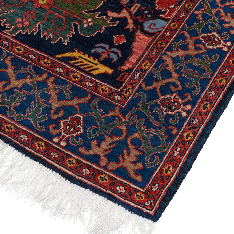 Yalda Heriz Persian Carpet Wool 192x236 Purple - Authentic Vintage Rugs & Kilims in Dubai