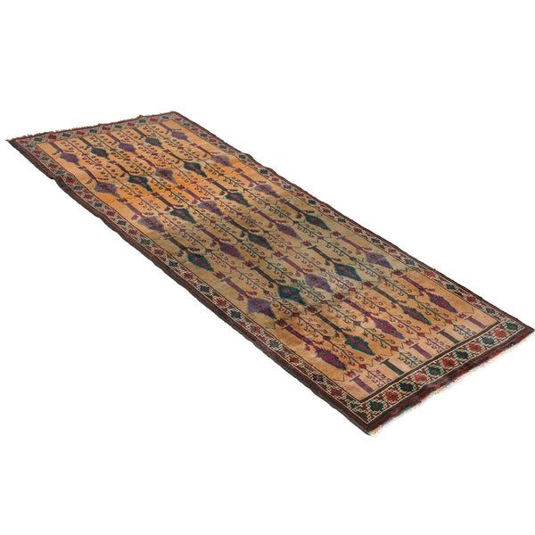 Beige Zabol Cypress Tree Carpet - Authentic Oriental Wool Persian Rugs in Dubai