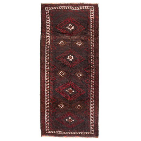 Zabol Nomadic Persian Carpet 118x278 - Authentic Oriental Wool Rugs in Dubai
