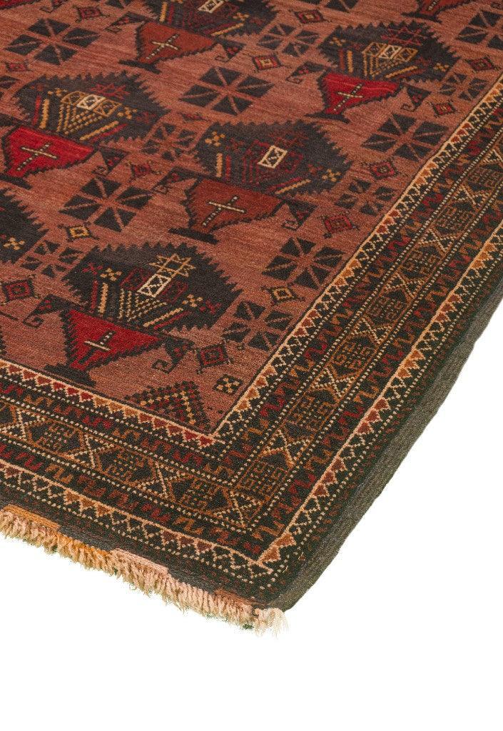 Brown Zabol Nomadic Persian Carpet - Authentic Oriental Wool Rugs in Dubai