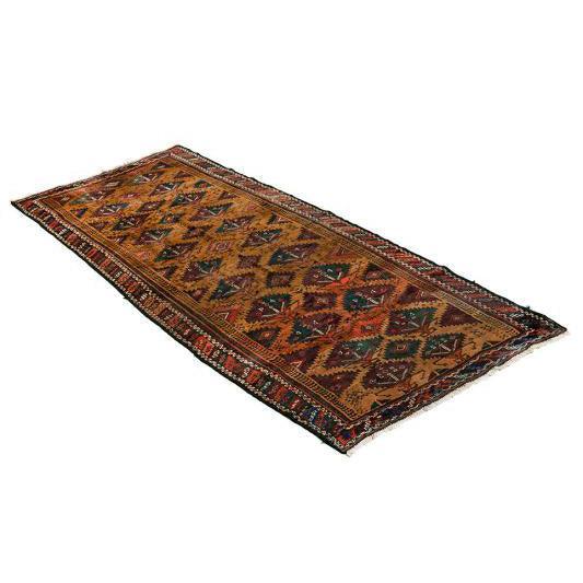 Copper Zabol Nomadic Persian Carpet - Authentic Oriental Wool Persian Rugs in Dubai