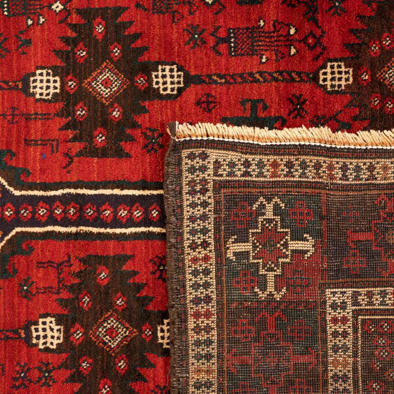 Red Zabol Nomadic Persian Carpet - Authentic Oriental Wool Persian Rugs in Dubai