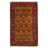 Zabol Nomadic Persian Carpet 140x214 - Authentic Oriental Wool Rugs in Dubai