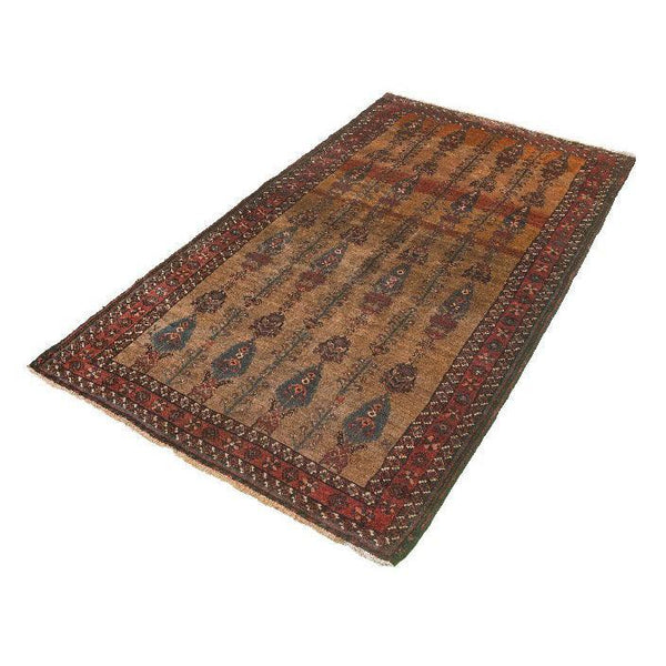 Beige Zabol Nomadic Persian Carpet - Authentic Oriental Wool Rugs in Dubai
