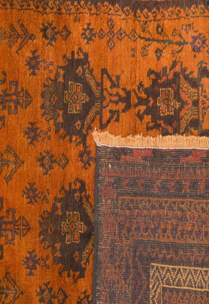 Orange Zabol Vase Persian Carpet - Authentic Oriental Wool Nomadic Rugs in Dubai