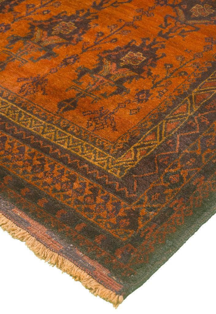 Orange Zabol Vase Persian Carpet - Authentic Oriental Wool Nomadic Rugs in Dubai