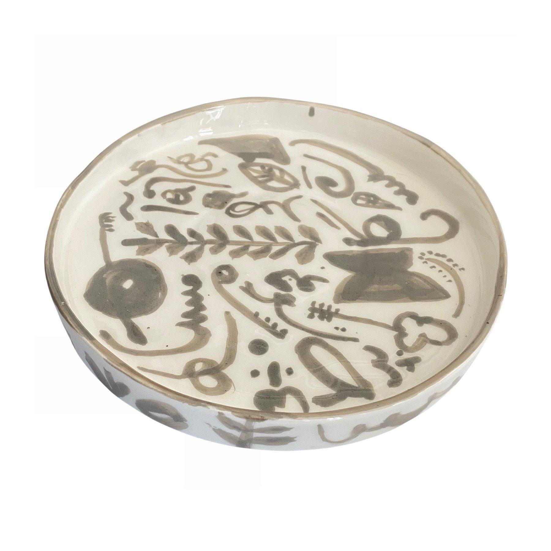Zartoos Ceramic Dinner Plate - Tabletop Accessories & Artistic Handmade Tableware in Dubai