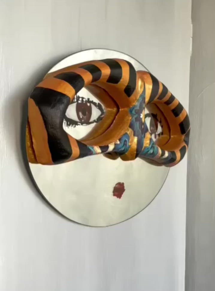 Batoola 3D Decorative Wall Mirror - Artistic Handmade 3D Wall Mirrors in Dubai